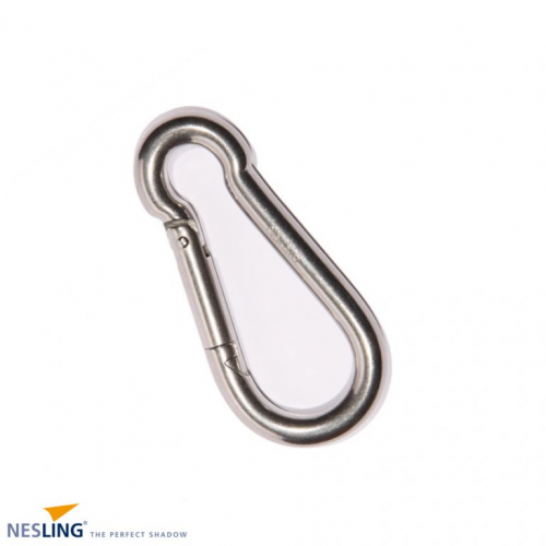 Karabijnhaak 8x80mm RVS OP=OP