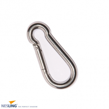 Karabijnhaak 8x80mm RVS OP=OP