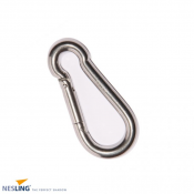 Karabijnhaak 8x80mm RVS OP=OP