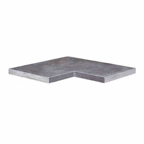 Vijverrand hoek blue moon honed linea 50/25x50x3cm