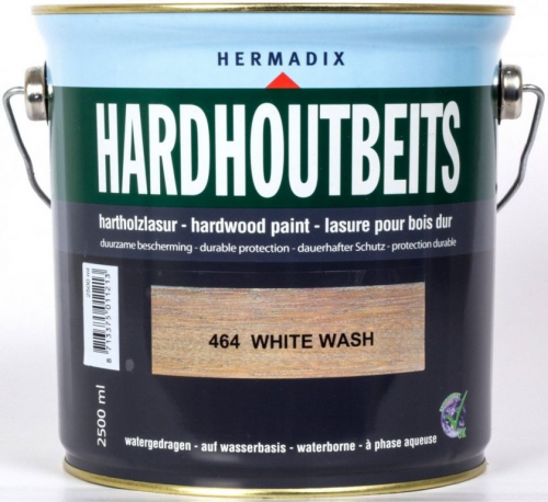Hardhoutbeits 2500 ml 464 white wash (nieuwprijs €91.30)