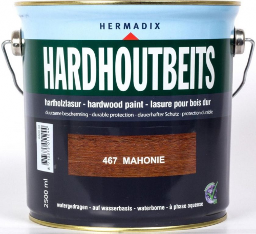 Hardhoutbeits 2500 ml 467 mahonie (nieuwprijs €91.30)