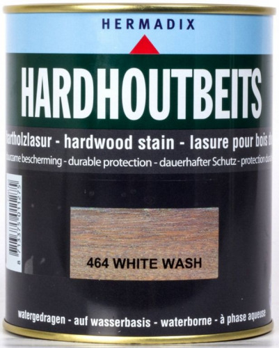 Hardhoutbeits 750 ml 464 white wash (nieuwprijs €31.75)