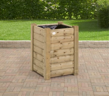 Bloembak Horst 50x50cm, 35mm (gemonteerd) (OP=OP)