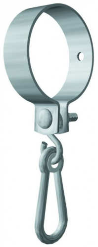 Schommelhaak Ø 10 cm verzinkt karabijnhaak