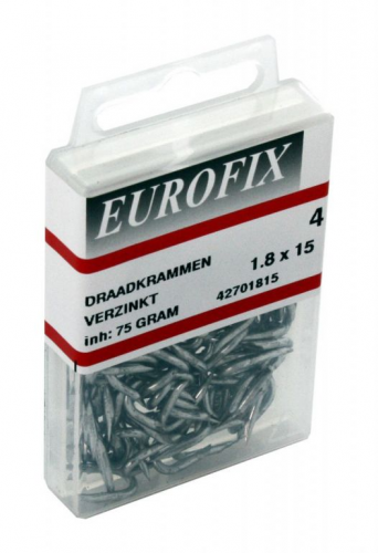 Draadkram 1.8x15 (75GR) verzinkt