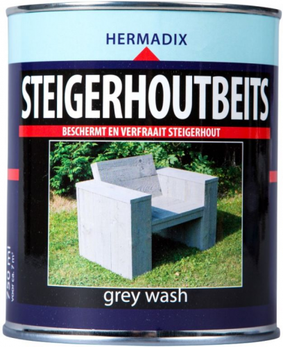 Steigerhoutbeits 750 ml grey wash