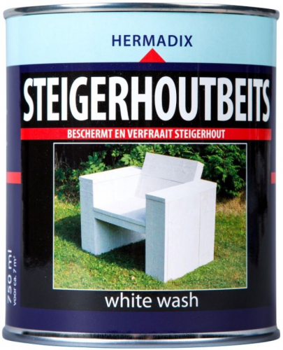 Steigerhoutbeits 750 ml white wash