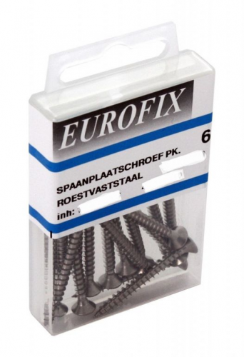 Spaanplaatschroef pozidrive rvs 4.0x35 (18ST) PK