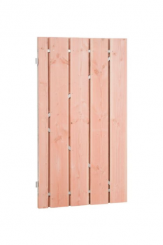 Douglas fijnbezaagde deur op verstelb. stalen frame 100x190 plank 1.9x19,5