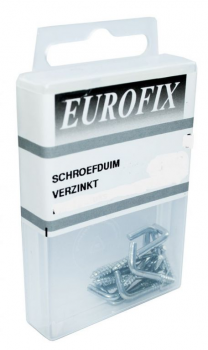 Schroefduim 30 mm (12ST) verzinkt