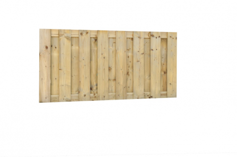 Jumboscherm geschaafd vuren 15-planks 15 mm 180x90