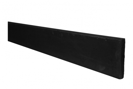 Betonplaat glad 24x3,5x180 cm, antraciet, ongecoat