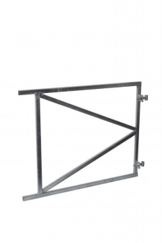 Stalen poortframe B100xH80 cm verzinkt 2 verstelbare ophangpunten
