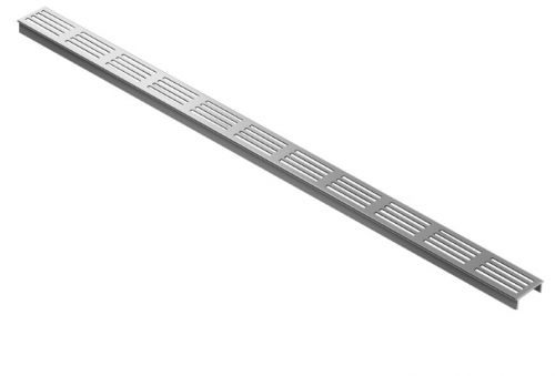 ACO Slimline vervangingsrooster blank Aluminium