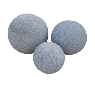Fontein Set bollen Asian white Ø 45, 35 en 25 cm Graniet