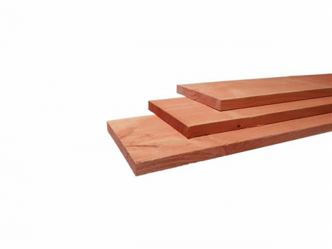 Douglas fijnbezaagde plank 2,2x20x400 cm groen geïmpr