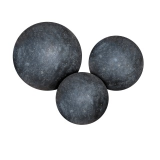 Fontein Set bollen Black granite, Ø 45, 35 en 25 cm Graniet