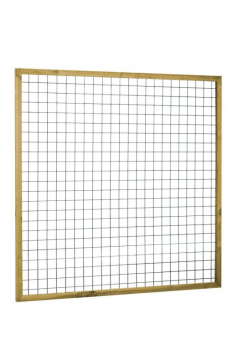 Eco gaastrellis met maas 7,5x7,5 cm, grenen 180x180 cm ACTIE