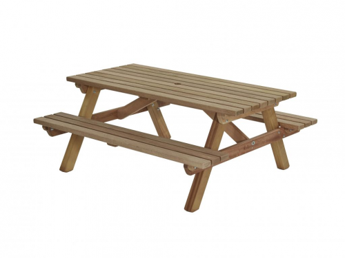 Picknicktafel 180x160cm, hardhout (gemonteerd)