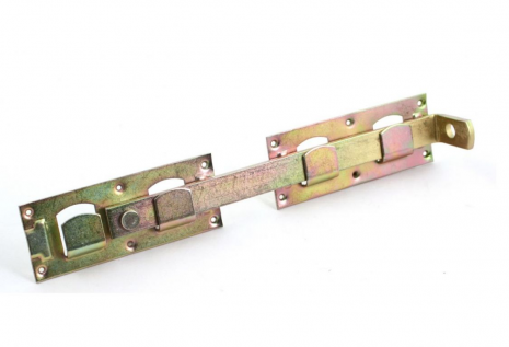 Overslaggrendel geel verzinkt 450 mm