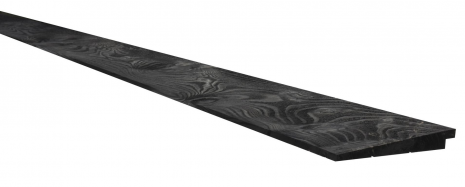 Douglas zweeds rabat breed 1,1-2,7x19,5x300 zwart gespoten ACTIE (B)