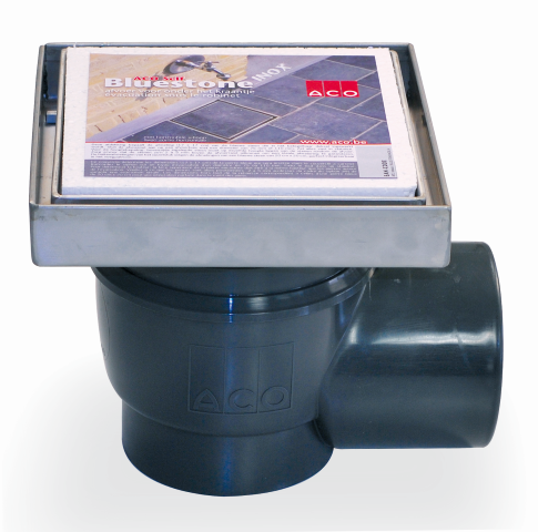 ACO Bluestone put RVS opzet + zijuitlaat