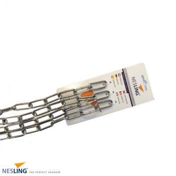 Ketting schalm 4mm lang 2m RVS OP=OP
