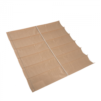 Harmonica schaduwdoek coolfit 2x4m (BxL) Zand OP=OP
