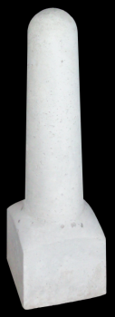 Amsterdammertje rond 105 cm grijs
