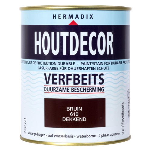 Houtdecor tuinbeits 750 ml 610 bruin