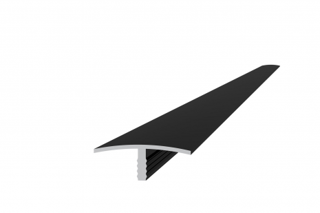 Aluminium overgangsprofiel 4,0x1,8x300 cm, antraciet