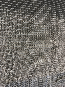 Harmonicadoek HDPE 290x300 incl bevestigingsmaterialen antra