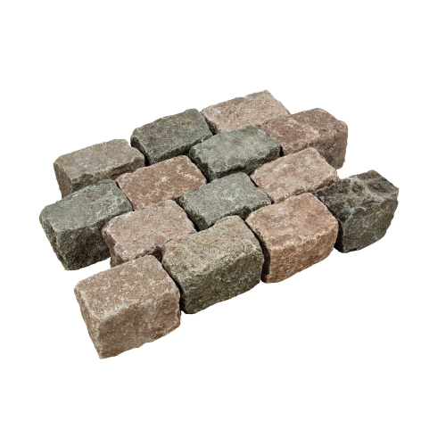 Zweeds graniet, gemengd Bekapt 14x18 cm kist  4,5 m2/1500 kg