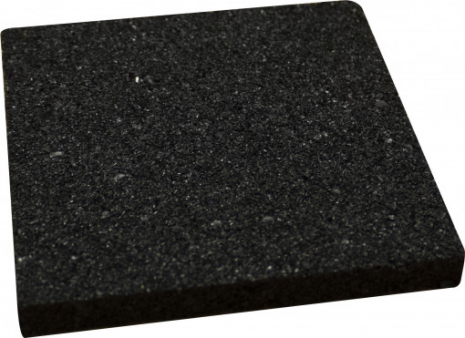 Rubber tegel 10x10x1 cm t.b.v. terrasmontagesysteem, 10 st.