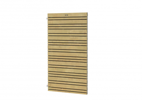 Flux deur Excellent op stalen frame 100x180, groen geïmpregneerd