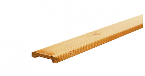 Geschaafde afdeklat 1,9x9,6x181,5 cm tbv recht & toogscherm