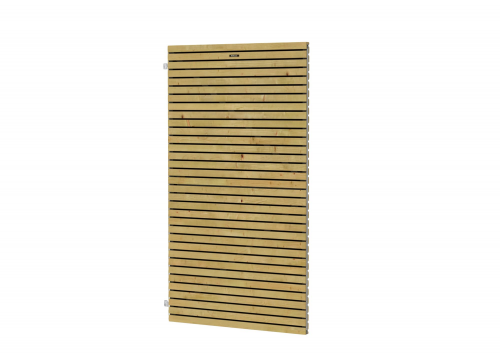 Elan deur op stalen frame 100x180, groen geïmpregneerd