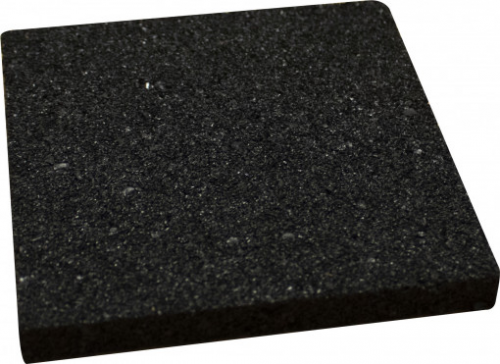 Rubber tegel 10x10x1 cm t.b.v. terrasmontagesysteem, 10 st.