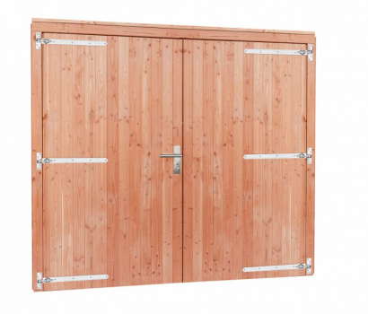 Redvision dubbele deur dicht extra breed incl. beslag