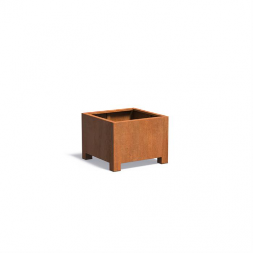 Plantenbak Carrez met poten 80x80x60 cm CorTen 2mm