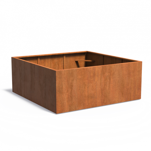 Plantenbak Carrez 200x200x80 cm CorTen 2mm
