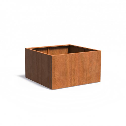 Plantenbak Carrez 140x140x80 cm CorTen 2mm
