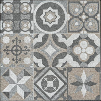 GeoProArte® Mosaic 60x60x4 Taupe Deco