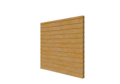 Douglas zijwand tbv Comfort/DHZ zweeds rabat dubbelzijdig