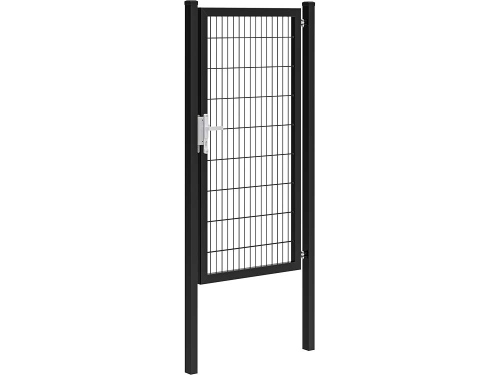 Hillfence metalen poort Premium incl. slot 100x180 zwart