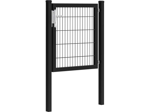 Hillfence metalen poort Premium incl. slot 100x100 zwart