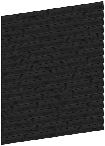 Wandmodule H potdekselplank 2230x2200mm douglas zwart