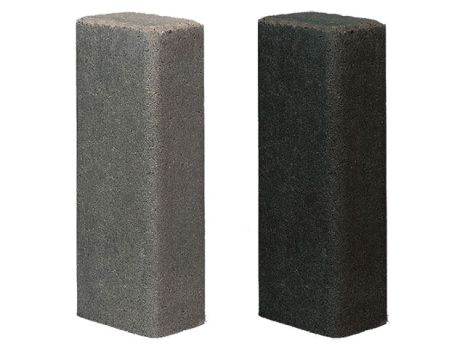 Pallisaden rustiek 16,5x11x60 zwart