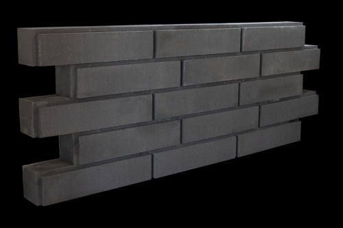Allure block linea black 15x15x60 cm stapelblok strak